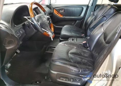 2003 Lexus Rx 300 z USA, uszkodzony, nr VIN JTJHF10U930296941